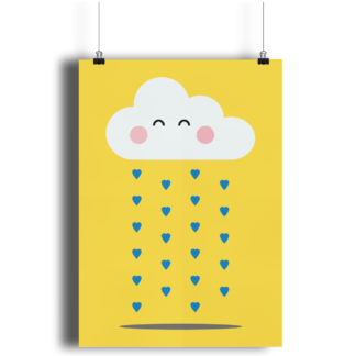 Happy Rain Cloud Print