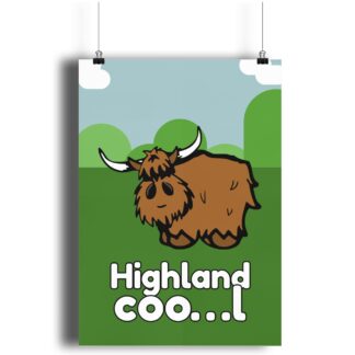 Highland Cool Cow Print